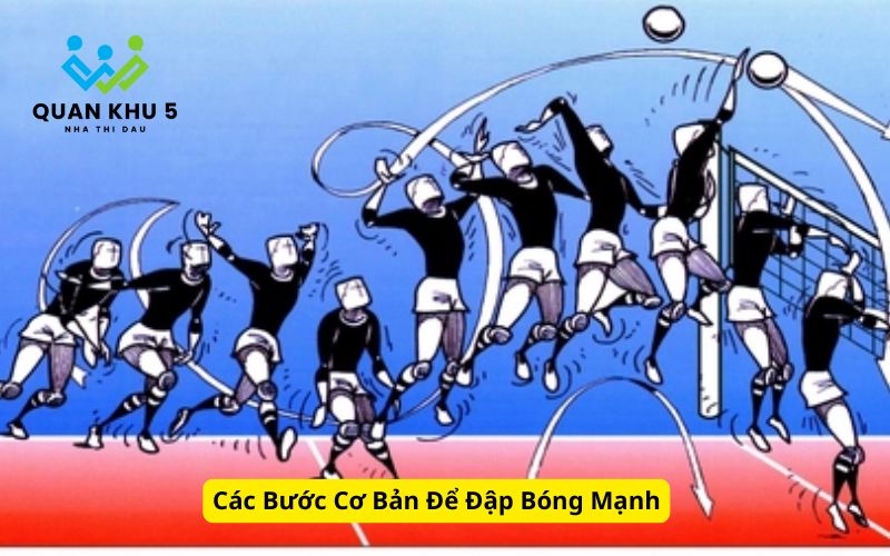 Các Bước Cơ Bản Để Đập Bóng Mạnh