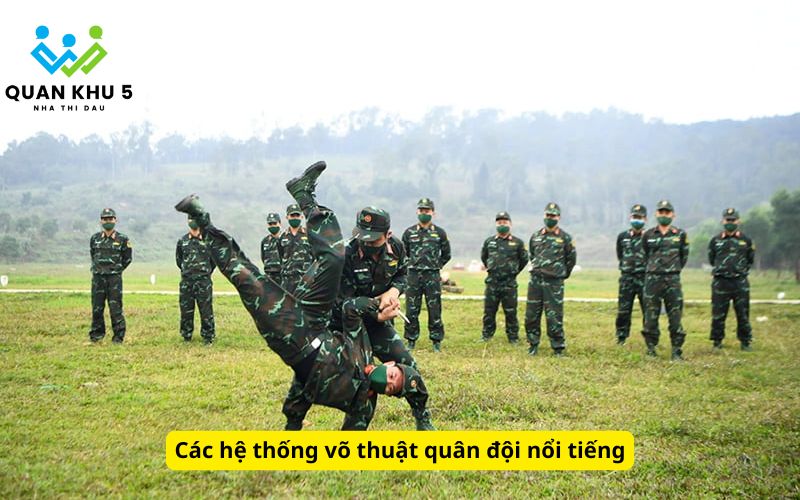 Các hệ thống võ thuật quân đội nổi tiếng
