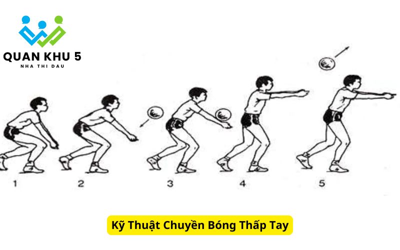 Kỹ Thuật Chuyền Bóng Thấp Tay