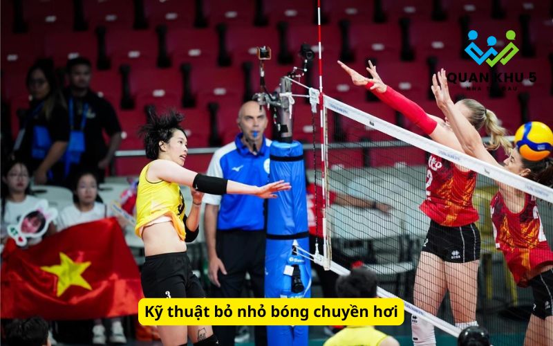 Kỹ thuật bỏ nhỏ bóng chuyền hơi