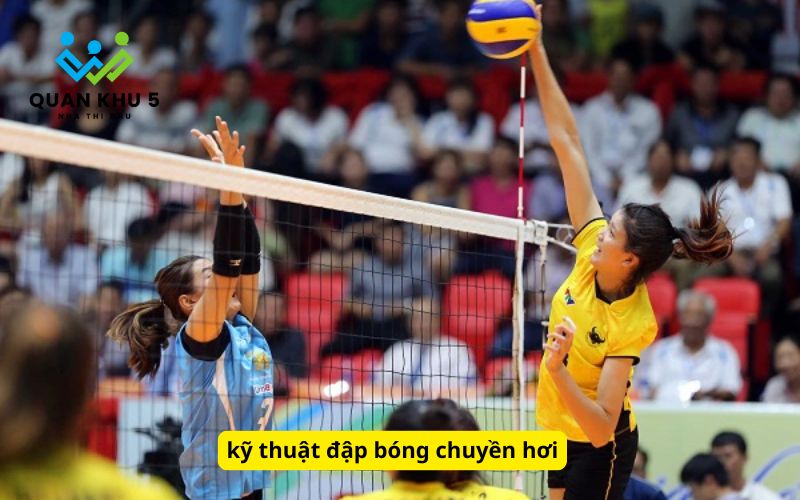 kỹ thuật đập bóng chuyền hơi