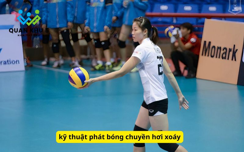 kỹ thuật phát bóng chuyền hơi xoáy