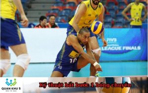 Kỹ thuật bắt bước 1 bóng chuyền