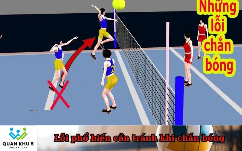 Lỗi phổ biến cần tránh khi chắn bóng
