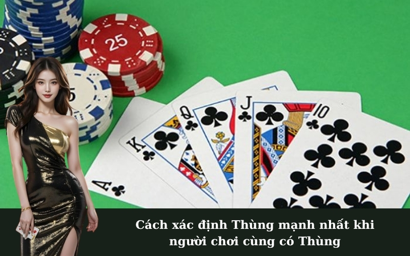Cách xác định Thùng mạnh nhất khi người chơi cùng có Thùng