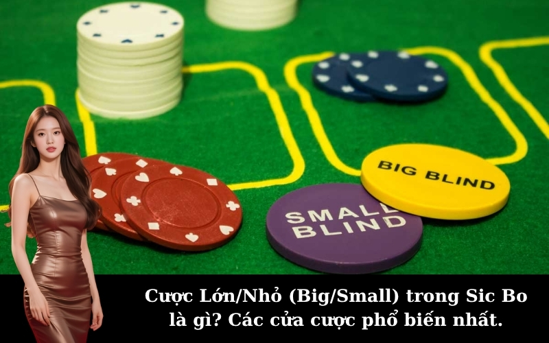Cược Lớn/Nhỏ (Big/Small) trong Sic Bo là gì? Các cửa cược phổ biến nhất.
