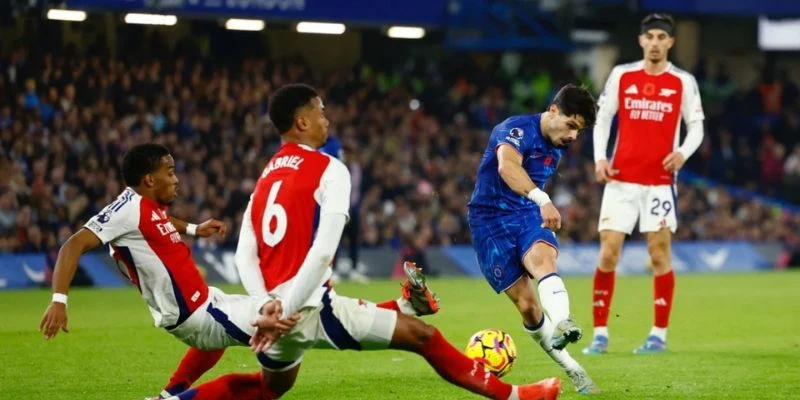 Thống kê tỷ lệ và biểu đồ phân tích trận Chelsea vs Arsenal