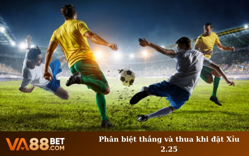 Phân biệt thắng và thua khi đặt Xỉu 2.25