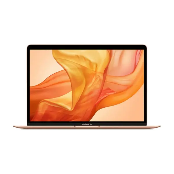 Macbook Air Intel đang chạy phần mềm văn phòng trên bàn làm việc